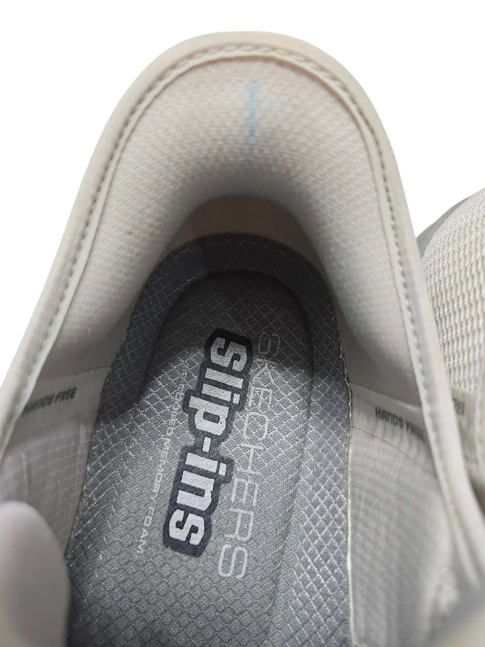 Skechers Slip-ins Men’s White/Gray Glide-Step Sneakers Size 13